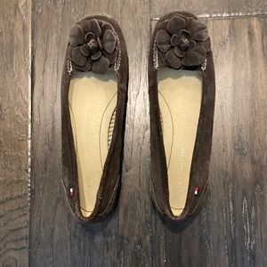Tommy Hilfiger suede flats